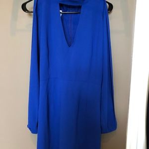 bebe Faye Slit Sleeve Dress